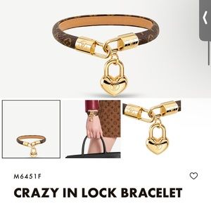 Louis Vuitton Crazy in Lock Bracelet